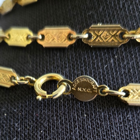 ✨ 60-Inch Gold-Tone Necklace by Accessocraft N.Y.C. ✨ - Picture 5 of 5